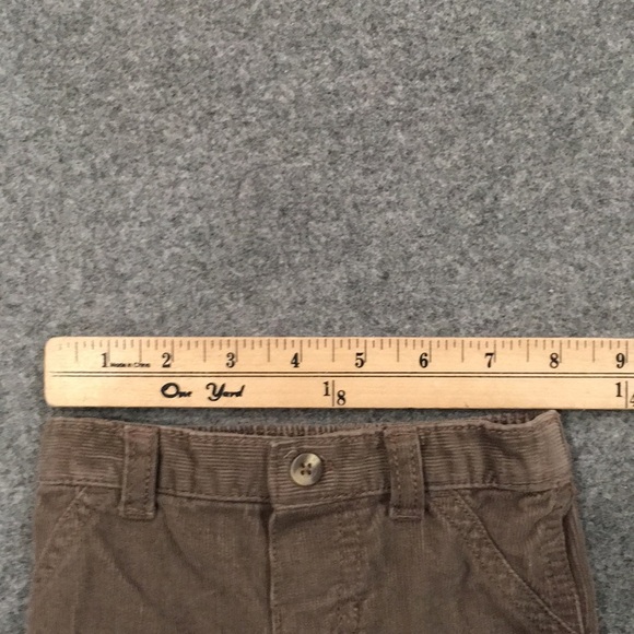 Carter’s Baby Boy 9M Brown Taupe Corduroy Pull On Pants 100% Cotton - Picture 4 of 5